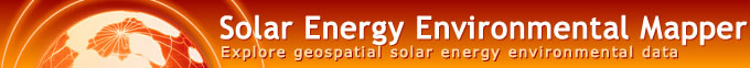 Solar Energy Environmental Mapper - Explore geospatial solar energy environmental data